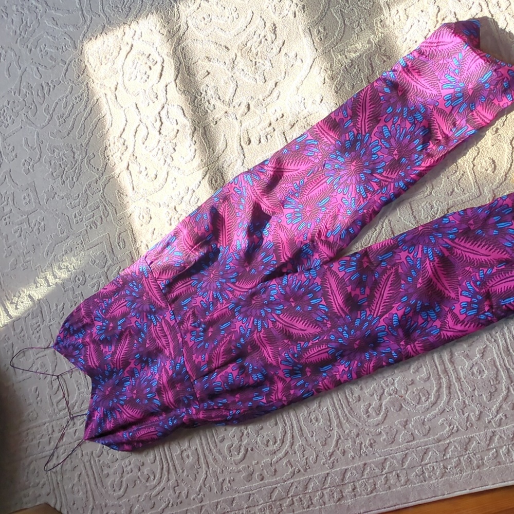 J.Crew 100% Silk Tropical Jumpsuit